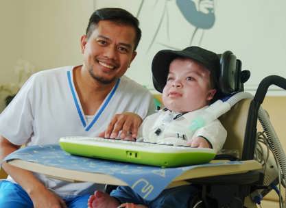 Patient receiving compassionate care in a long-term care facility vs nursing home setting